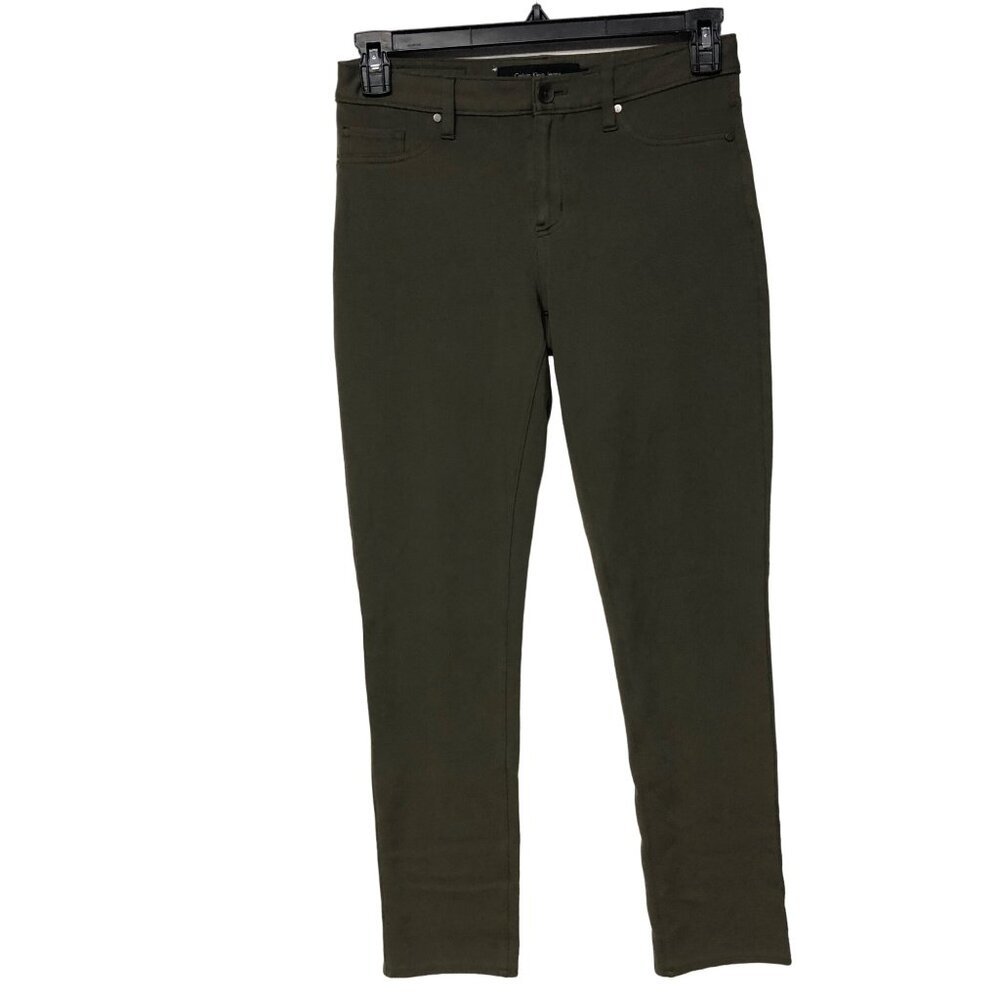 CALVIN KLEIN JEANS KNIT STRETCH SLIM FIT PANTS SIZE 8